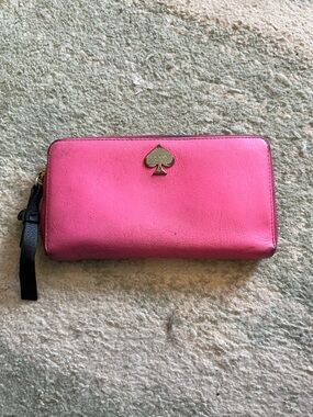 kate spade Pink Zip-Around Wallet